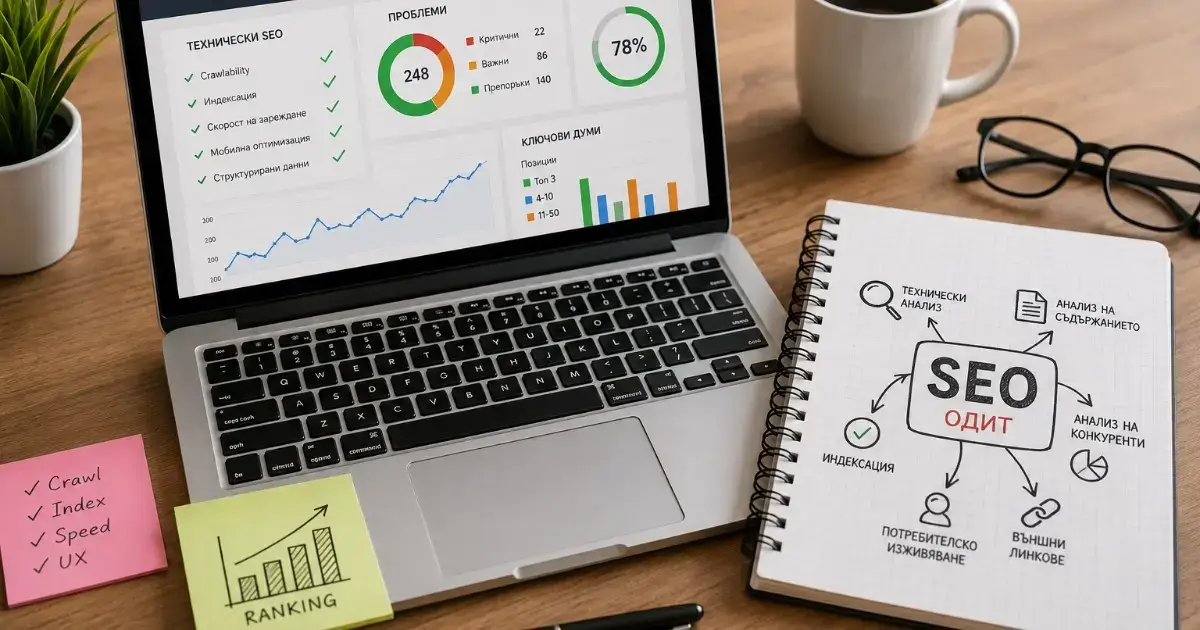 SEO одит на сайт - какво включва анализът и колко струва